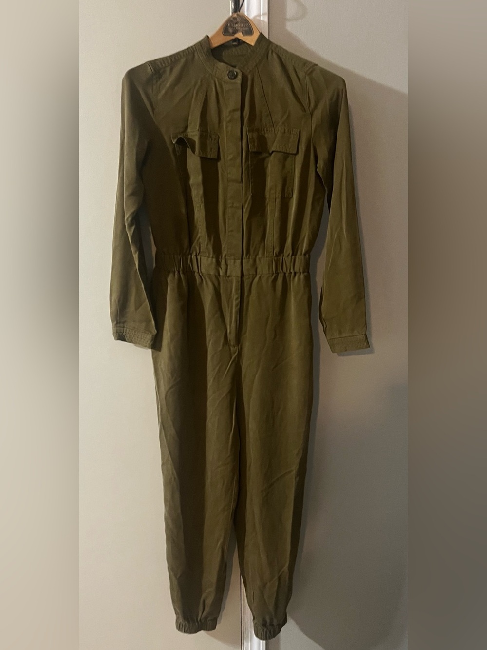 Banana Republic Utility Jogger Pants Women’s Size 2 Olive Green TENCEL